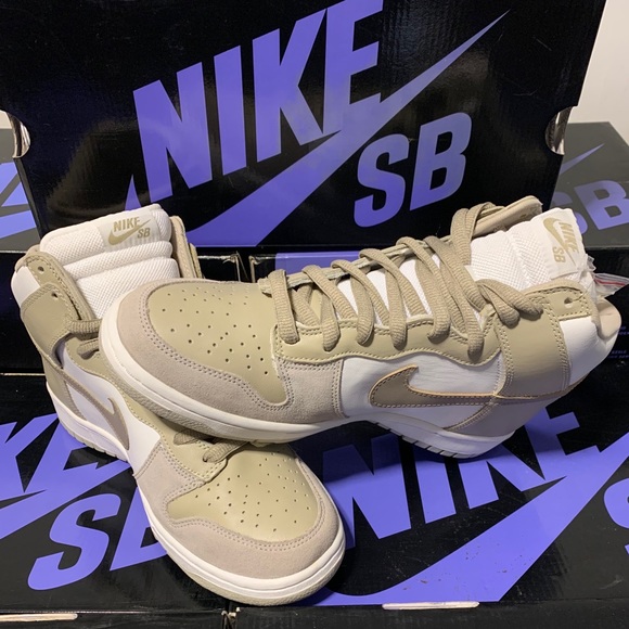 Nike SB Dunk High Khaki Sz 9.5 DS RARE 2006 🔥 - Picture 1 of 4